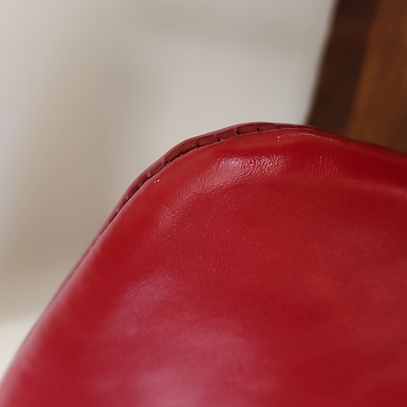 Patricia Nash Red Embossed Leather Clutch - Picture 5 of 9